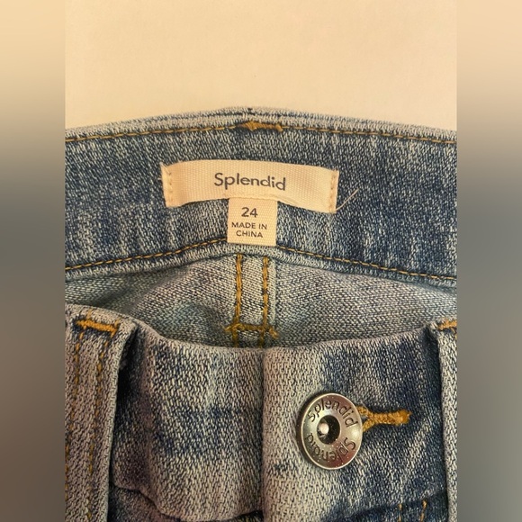NWT Splendid Midrise Straight Blue Jeans Size 24 Inseam 31” - Picture 9 of 11